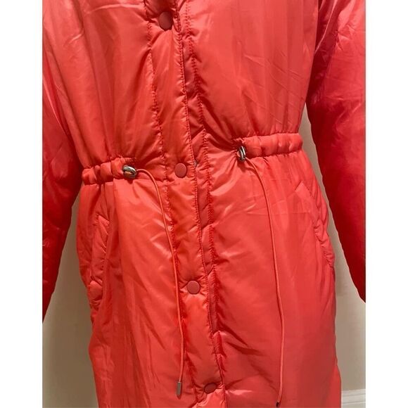 New Anthropologie x Maeve Cinched Puffer Coat Size M - Picture 7 of 12
